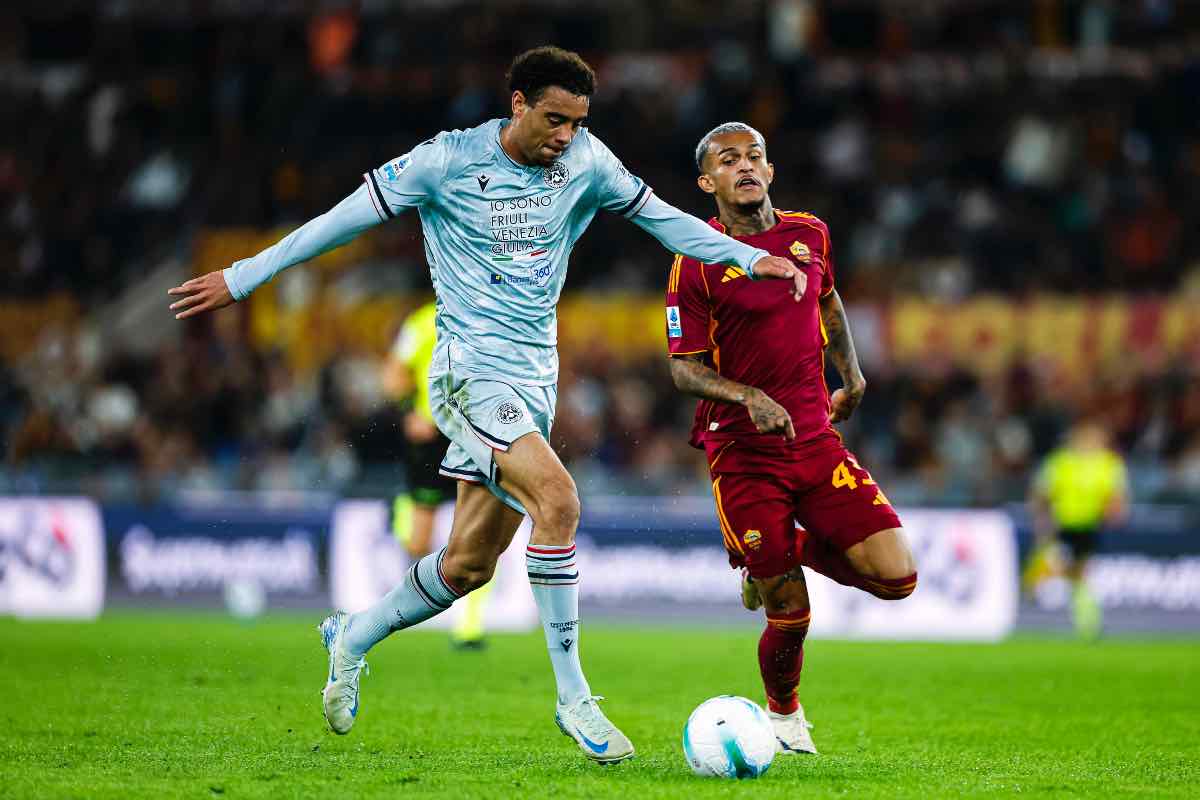 Atta in campo con l'Udinese