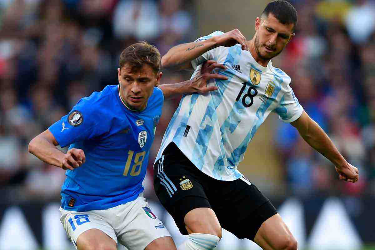 Barella contro Guido Rodriguez