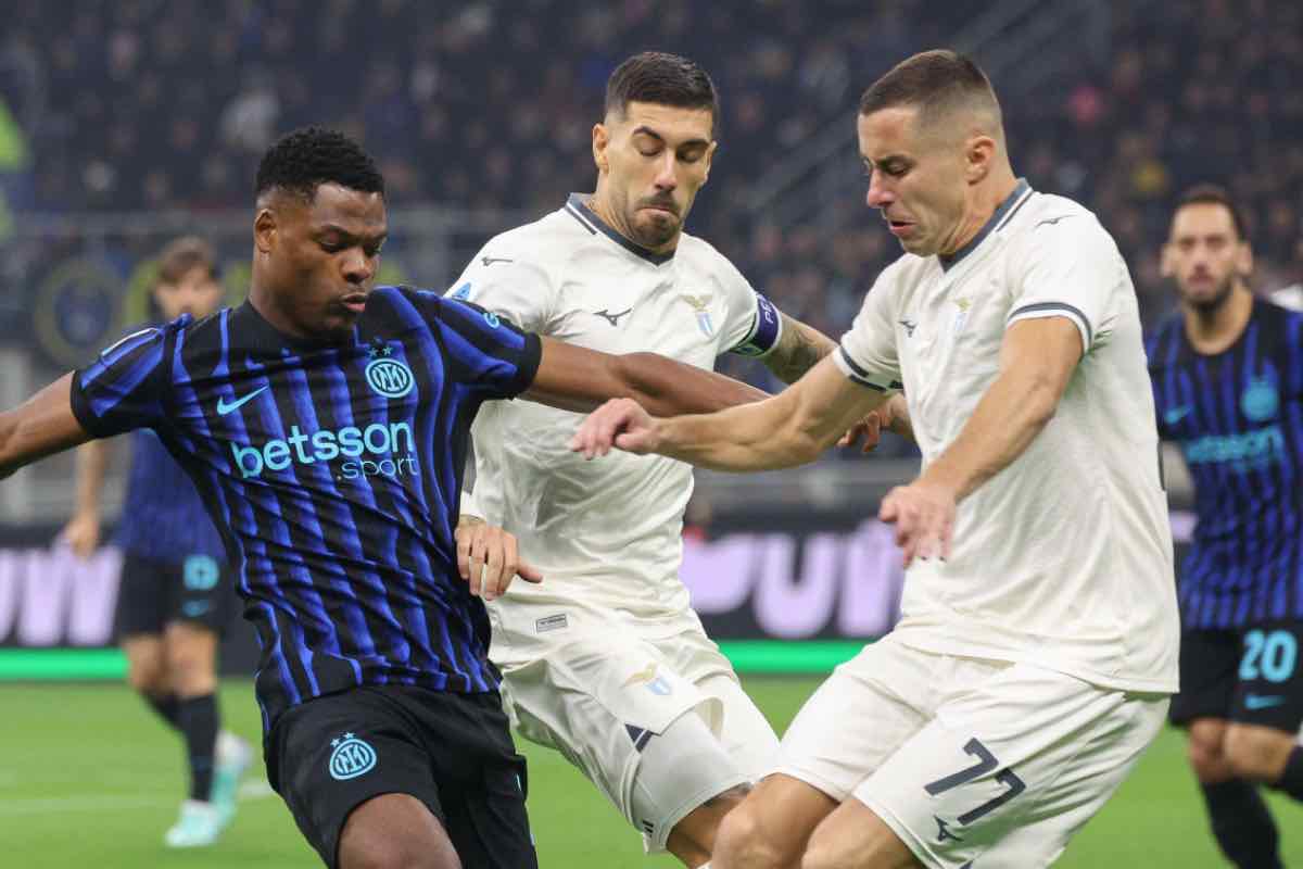 Dumfries Marusic esterno Juve