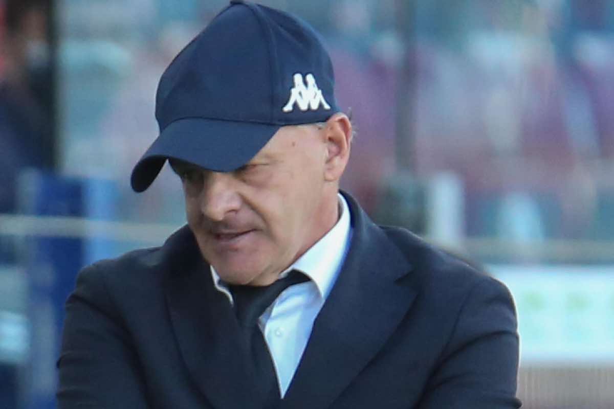 Iachini a testa bassa