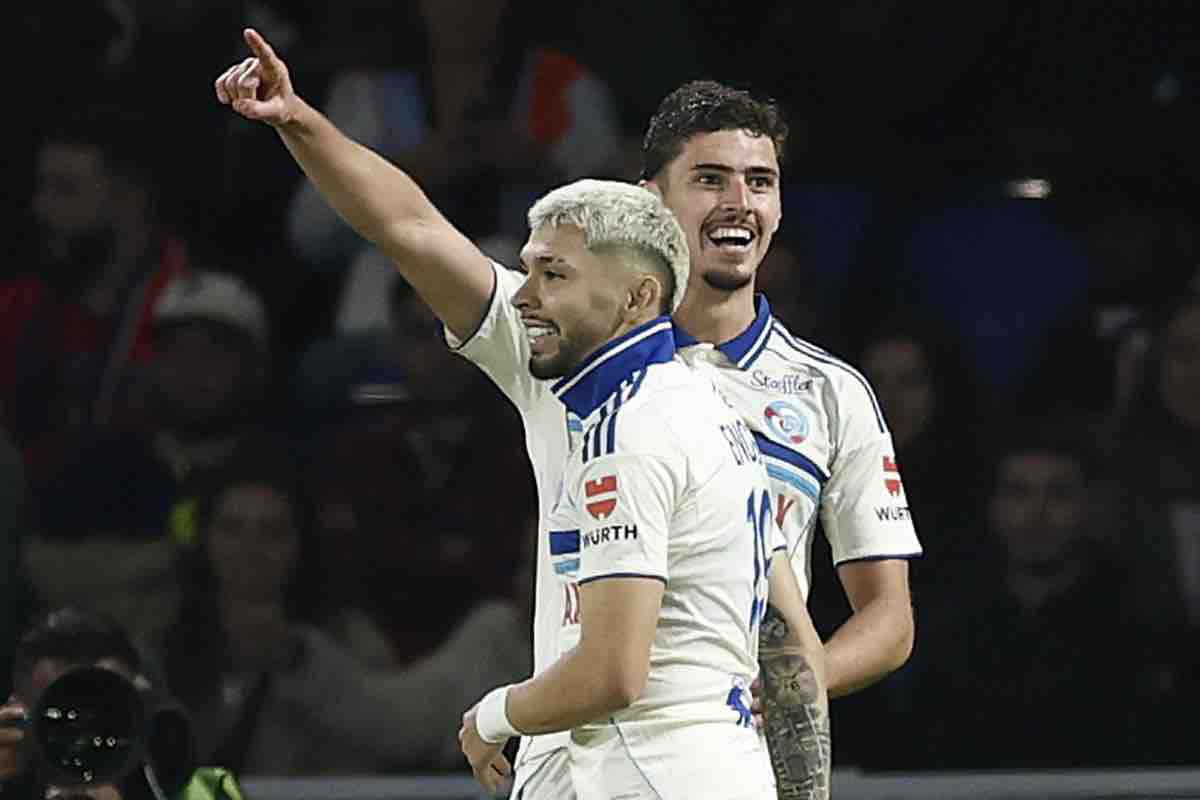 Panichelli dopo un gol