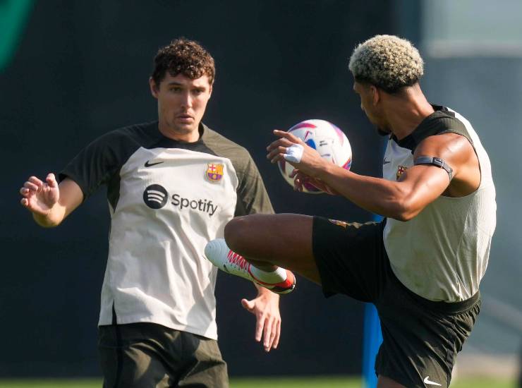 Araujo insieme a Christensen