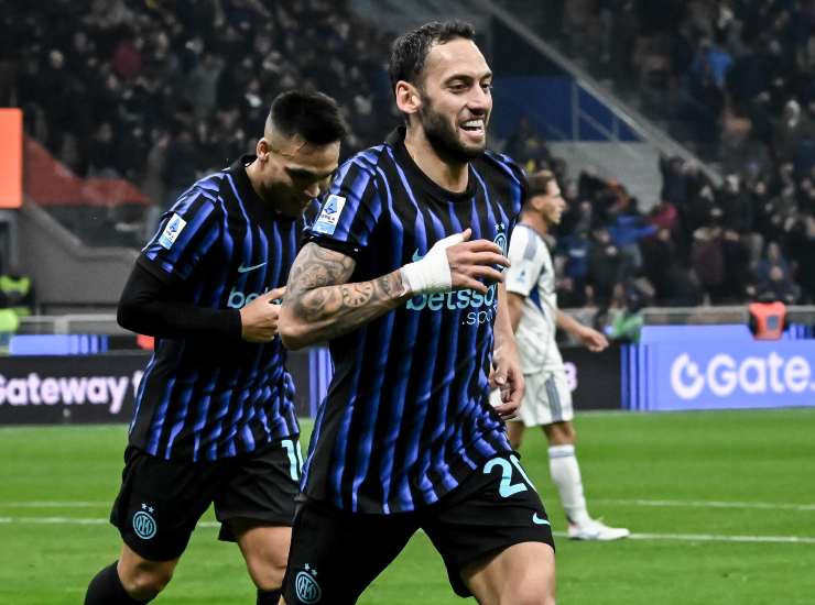 Calhanoglu durante una partita