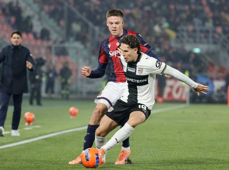 Holm durante una partita