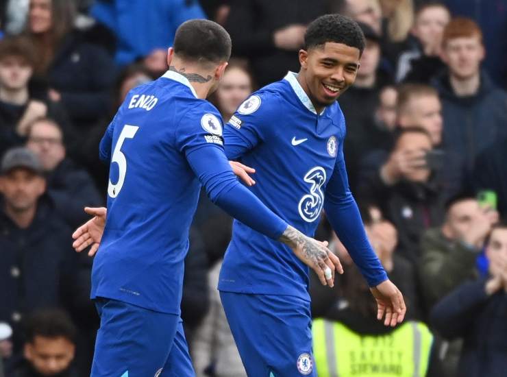 Milan esulta con Fernandez