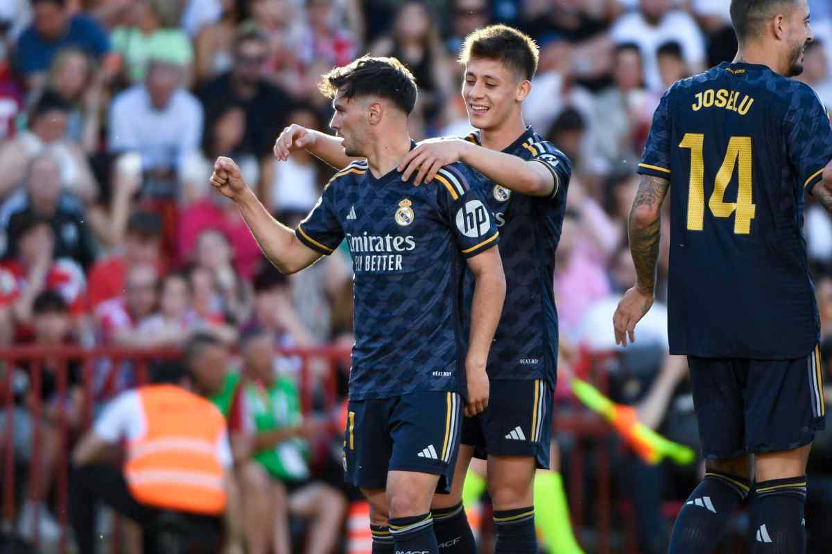 Guler insieme a Brahim Diaz