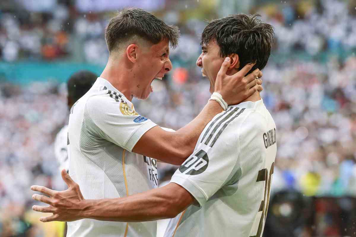 Guler esulta con Garcia