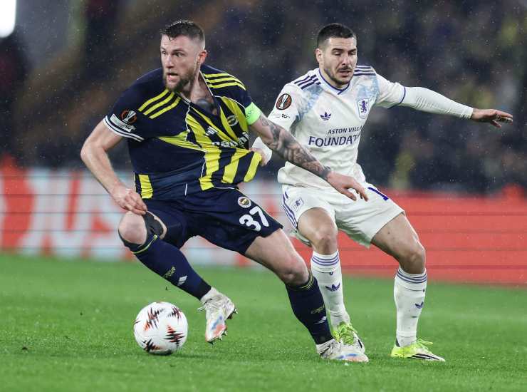 Skriniar durante una partita