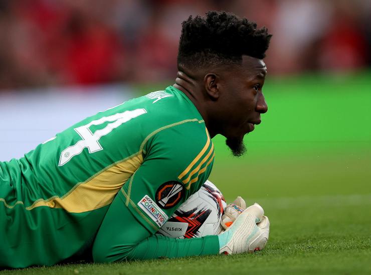 Onana durante una partita