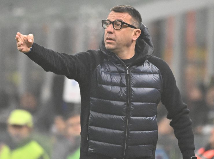 D'Aversa durante una partit