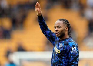 Sterling durante un riscaldamento