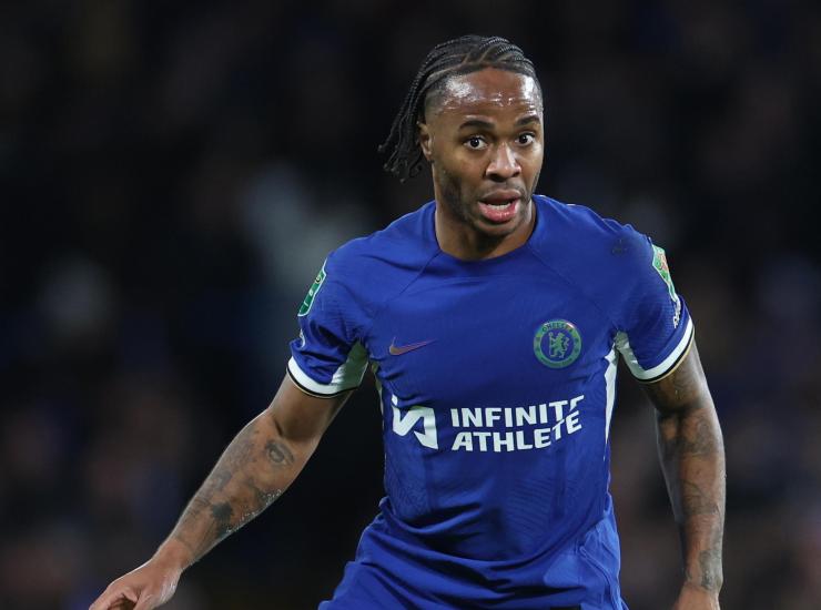 Sterling durante una partita