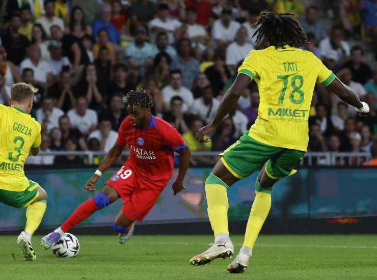 Tati durante una partita