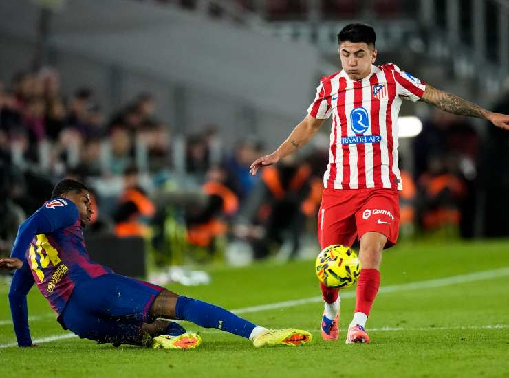 Almada durante una partita