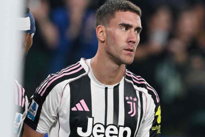 Vlahovic in primo piano