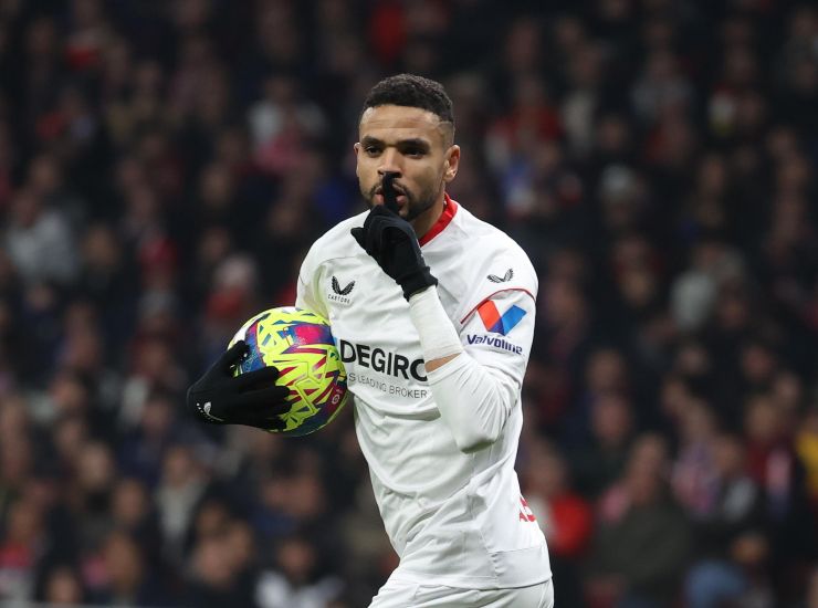 En-Nesyri esulta dopo una rete