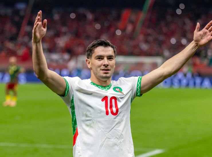 Diaz con la maglia Marocco