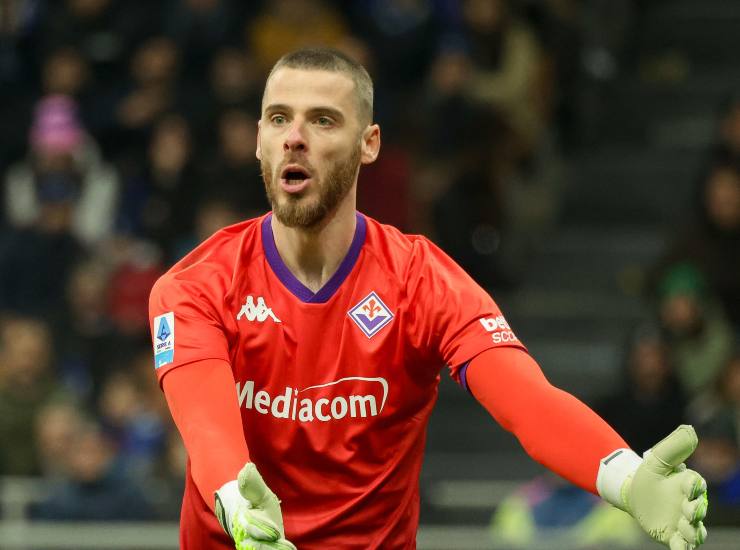 De Gea durante una partita