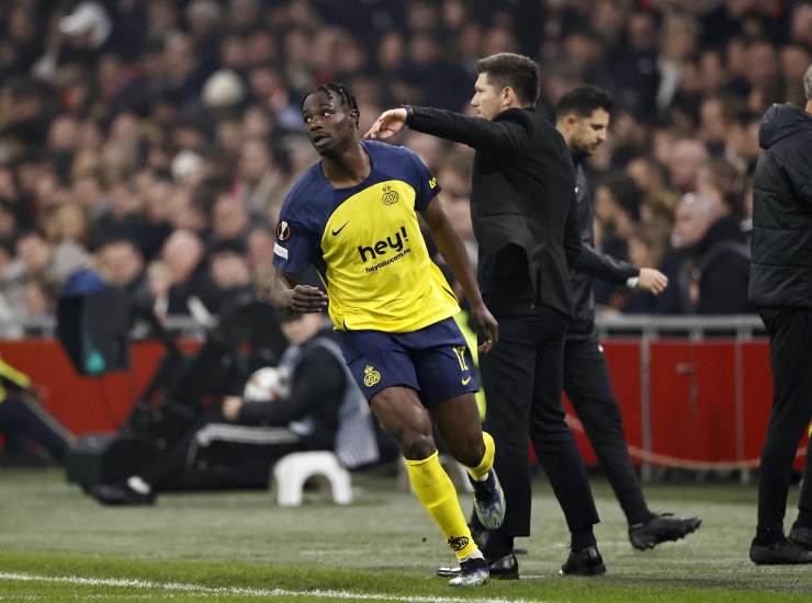 Promise David durante una partita