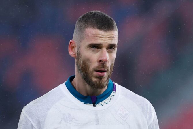 De Gea in primo piano