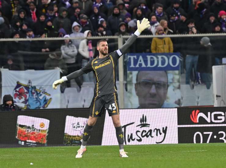 De Gea durante una partita