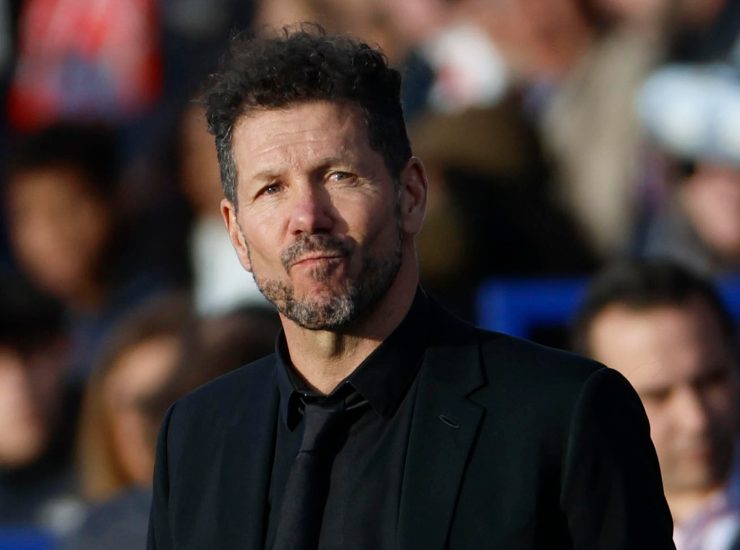 Simeone durante una partita