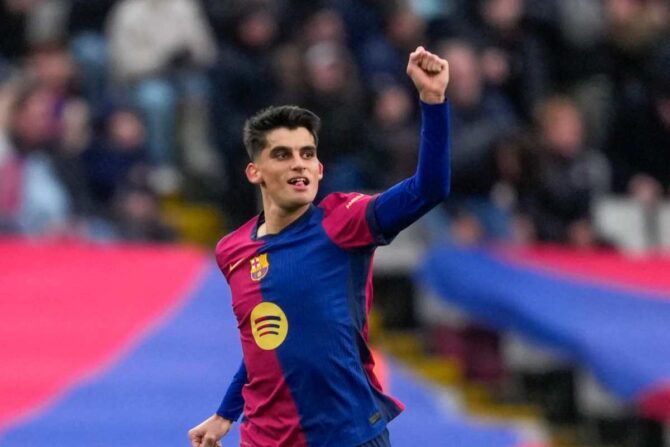 Martin esulta dopo una rete