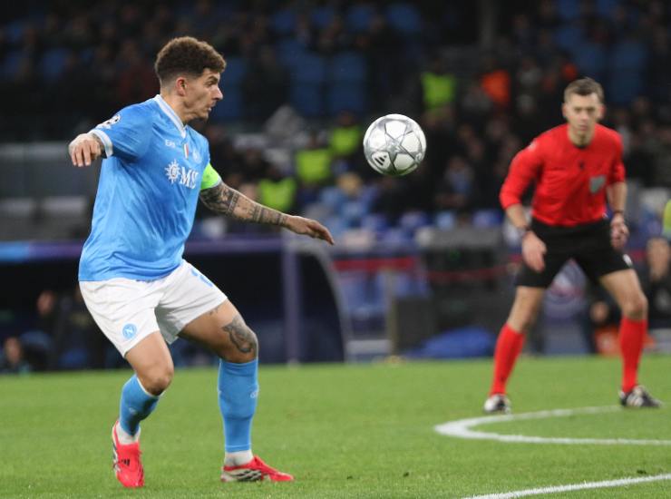 Di Lorenzo durante una partita