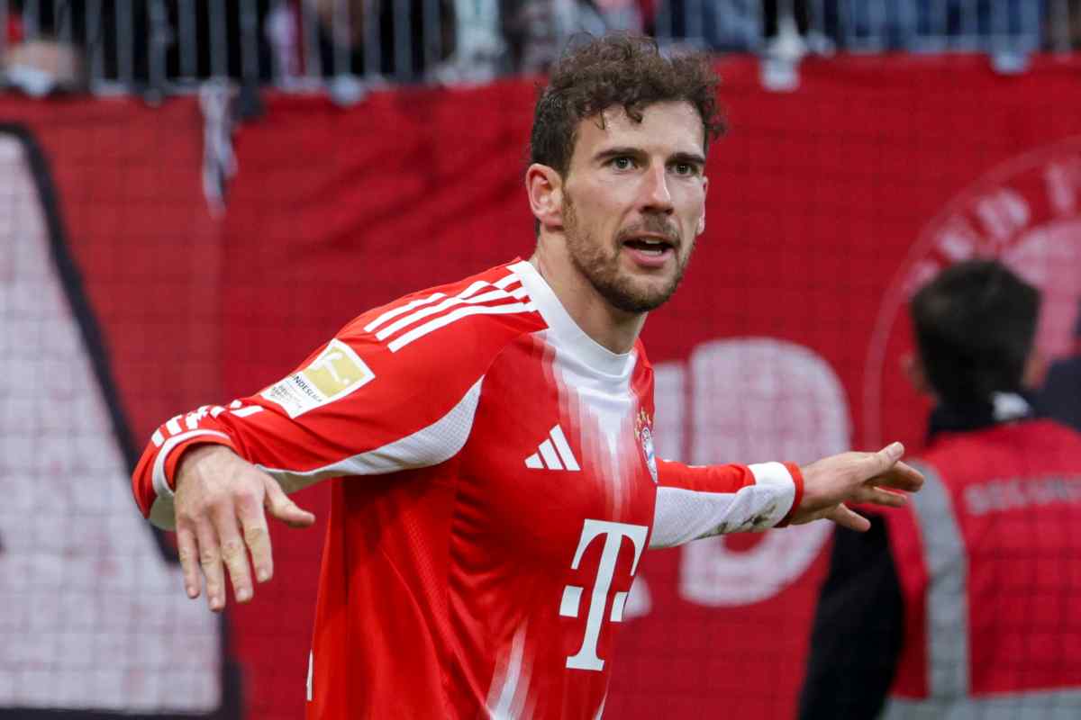 Goretzka esulta dopo una rete