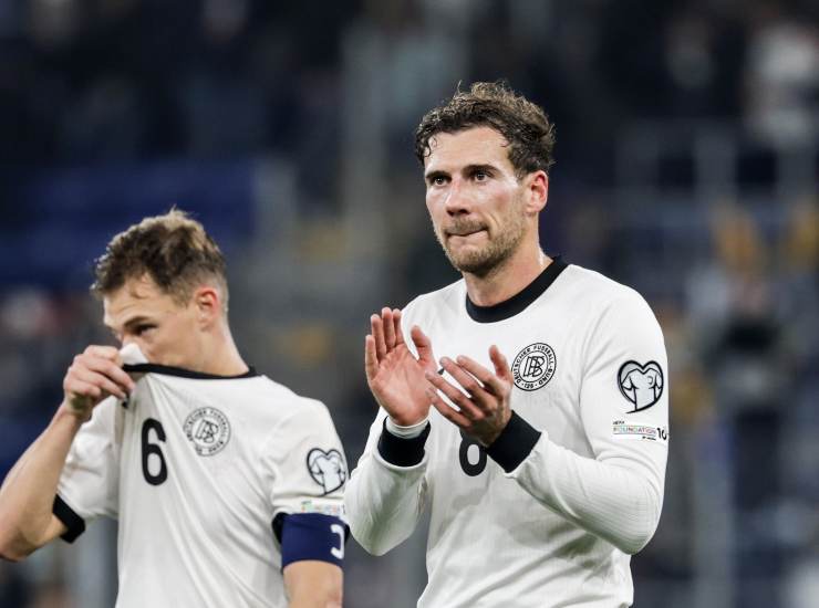 Goretzka con la maglia della Germania