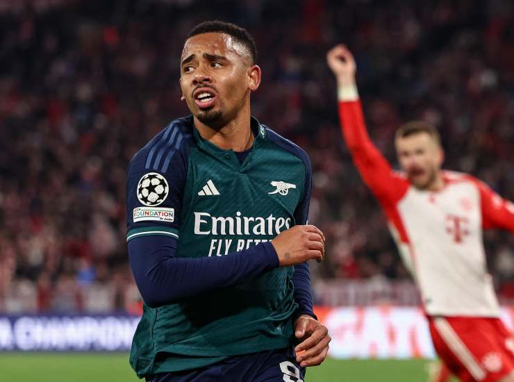 Gabriel Jesus in primo piano