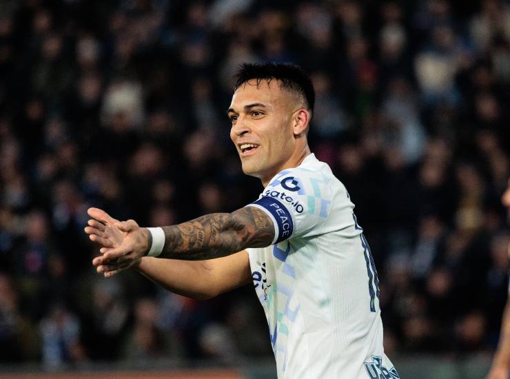 Lautaro durante una partita