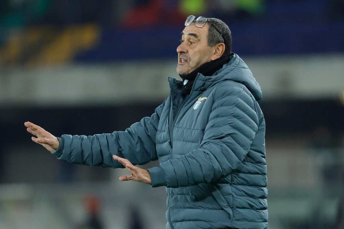Sarri durante una partita