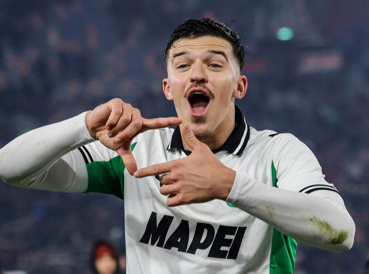 Muharemovic esulta dopo una rete