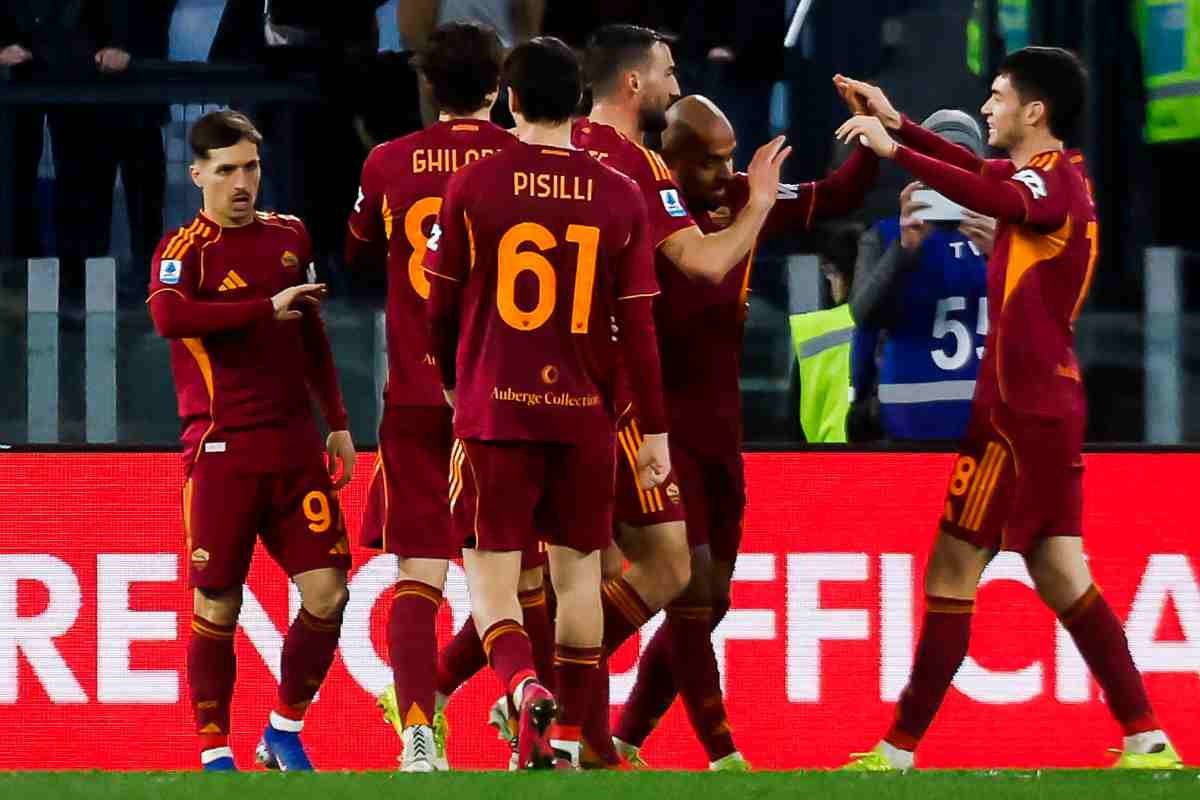 Ghilardi esulta con i compagni