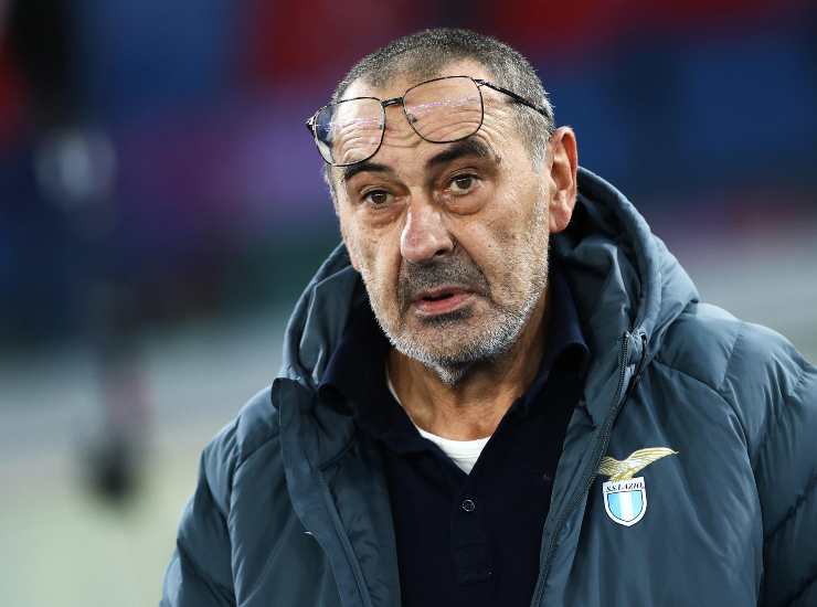 Sarri in primo piano