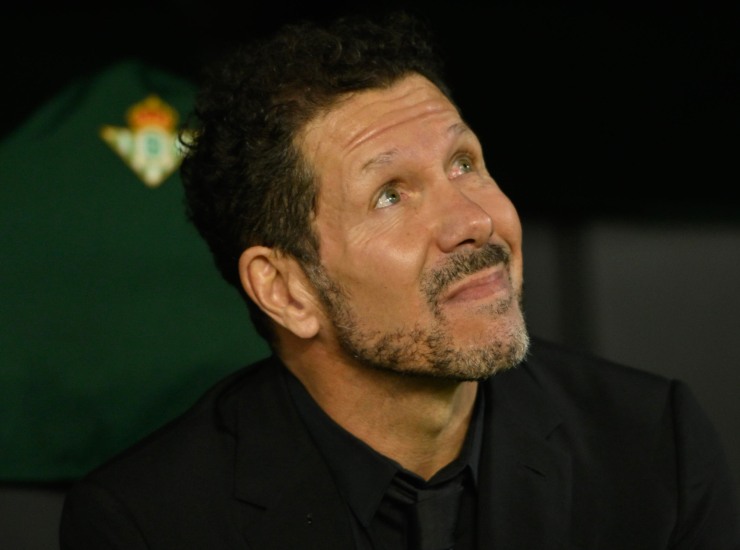 Simeone in primo piano