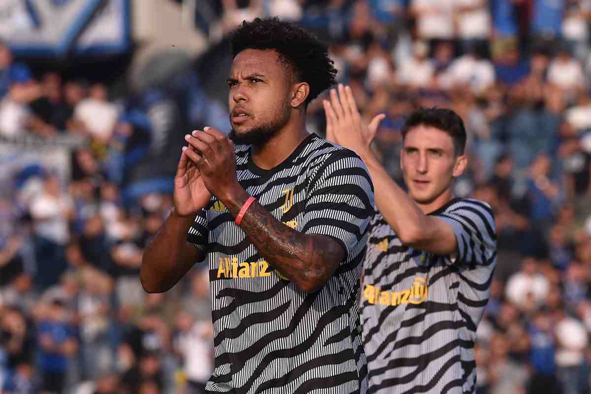 McKennie saluta il pubblico