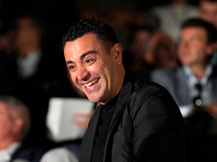 Xavi sorridente