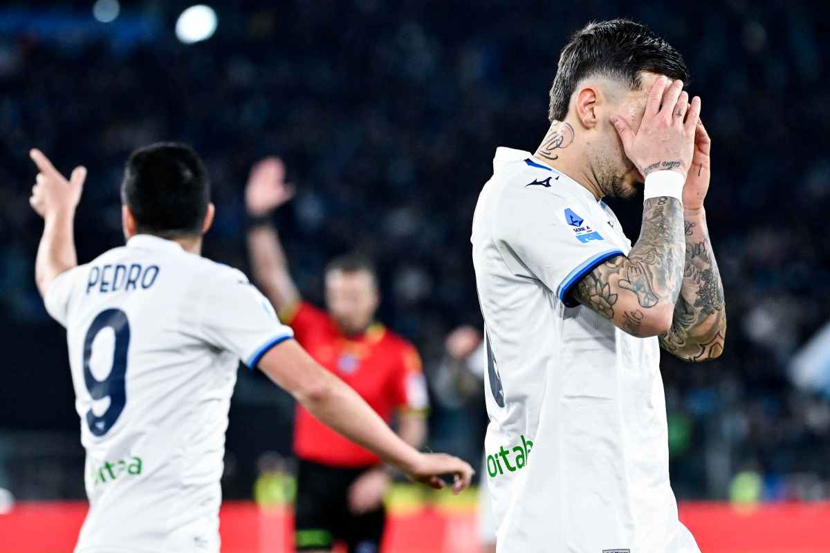 Zaccagni con le mani in faccia