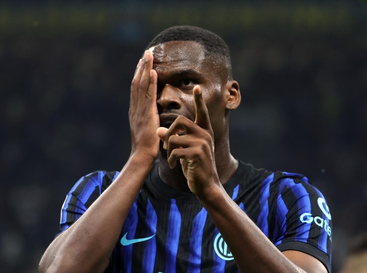 Bonny esulta dopo una rete