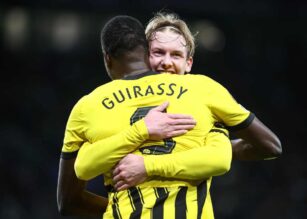 Brandt abbraccia Guirassy