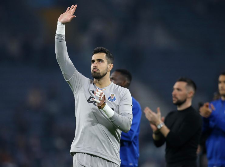 Diogo Costa durante una partita