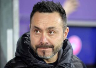 De Zerbi in primo piano