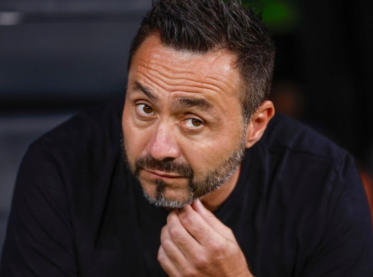 De Zerbi in primo piano