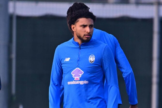 Ederson durante un allenamento