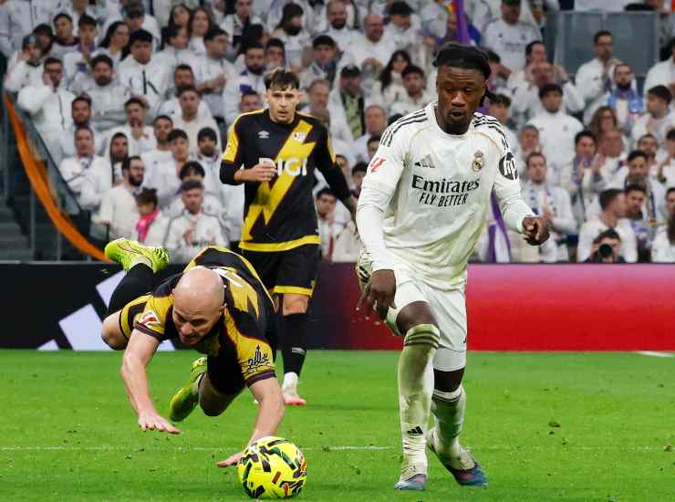 Camavinga durante una partita