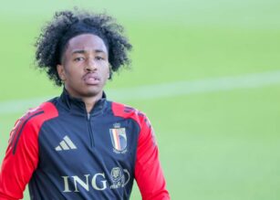 Fofana con la maglia del Belgio