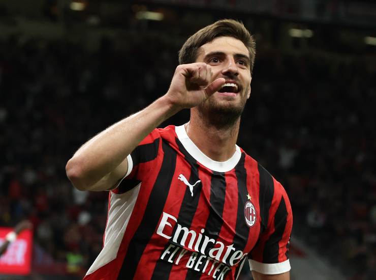 Gabbia esulta dopo una rete