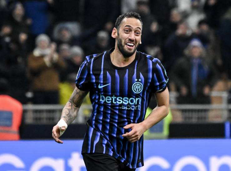 Calhanoglu durante una partita